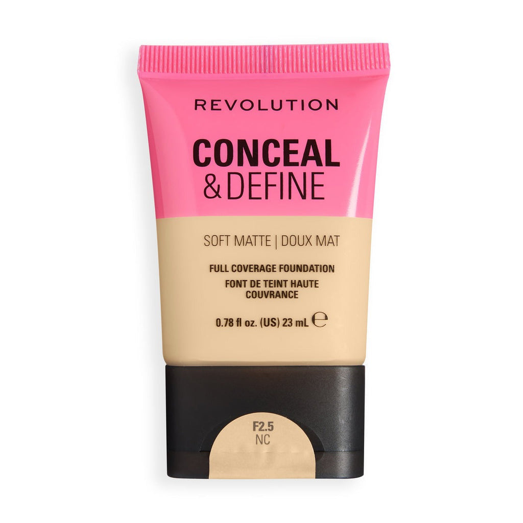Revolution Conceal & Define Soft Matte Tube Foundation