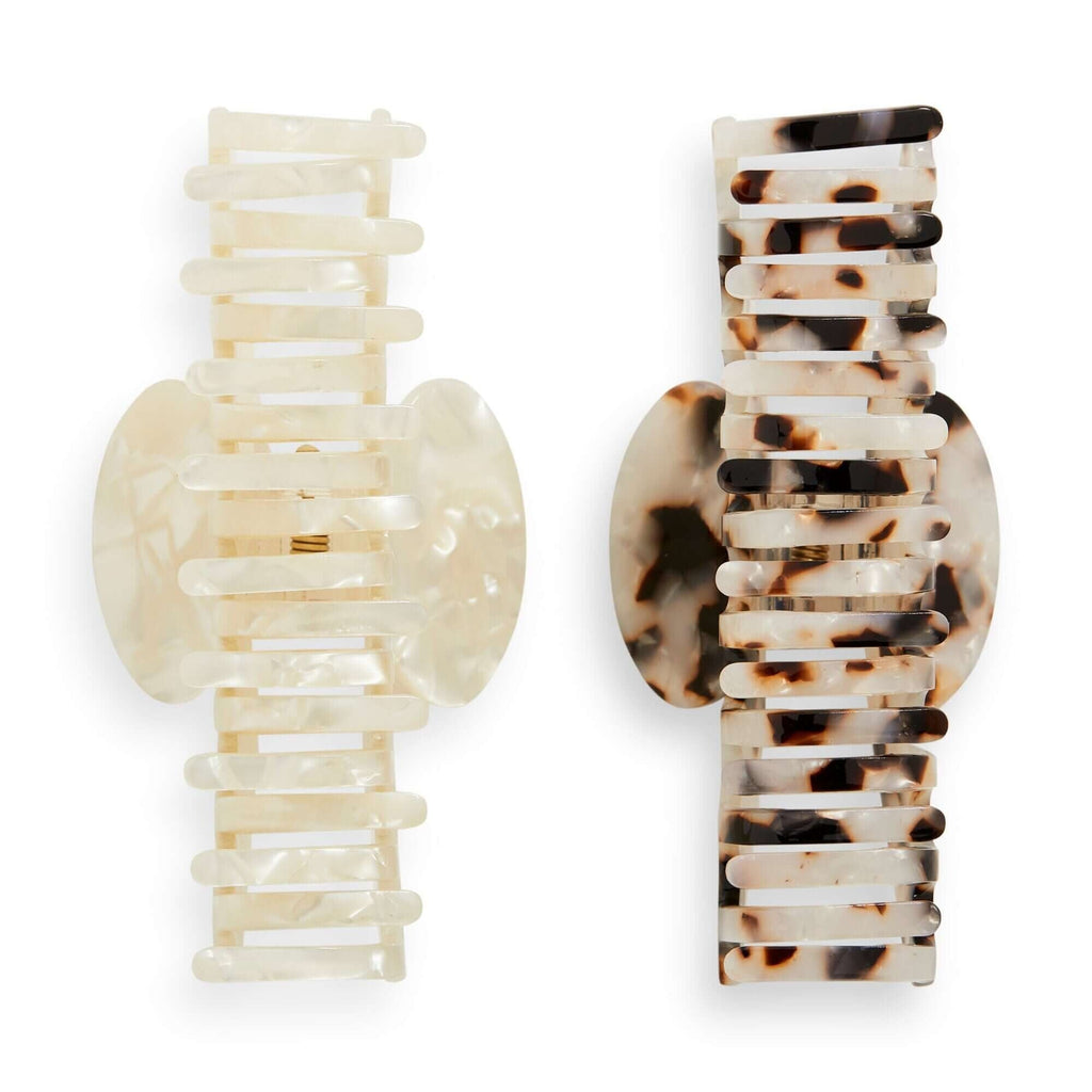 Revolution Haircare Acetate Claw Clip Tortoiseshell/Ivory