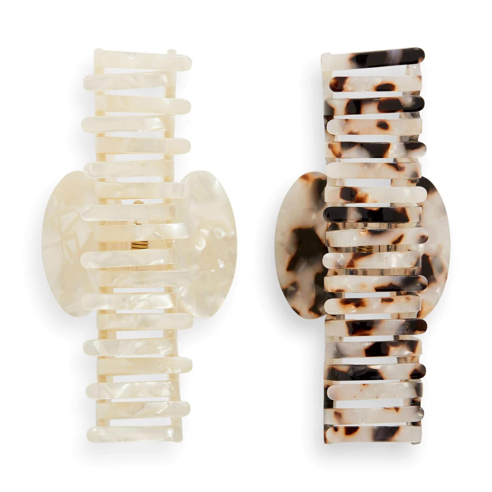 Revolution Haircare Acetate Claw Clip Tortoiseshell/Ivory