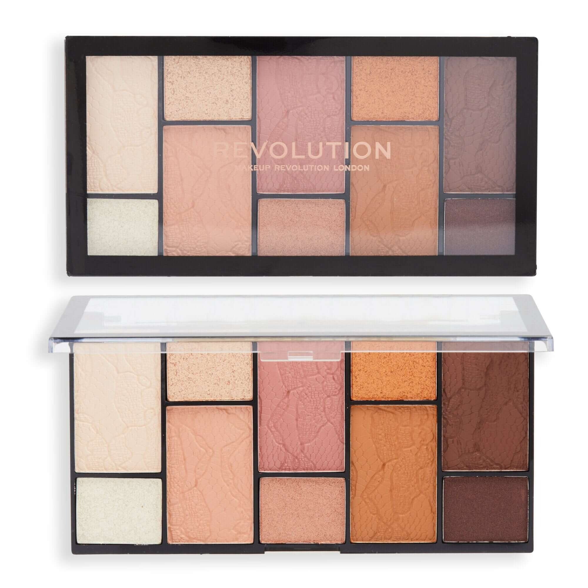Revolution Reloaded Dimension Eyeshadow Palette Neutral Charm