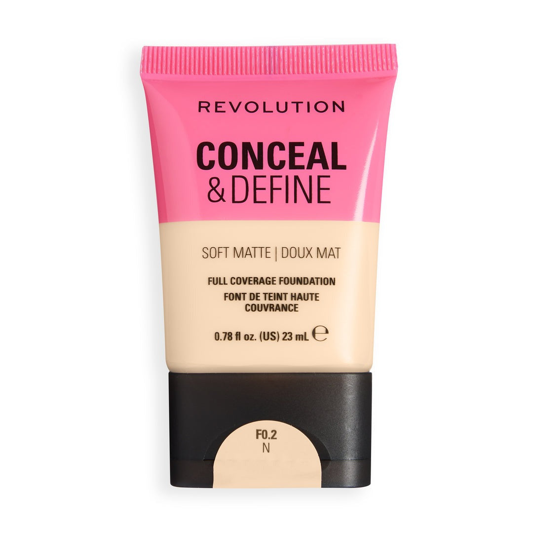 Revolution Conceal & Define Soft Matte Tube Foundation