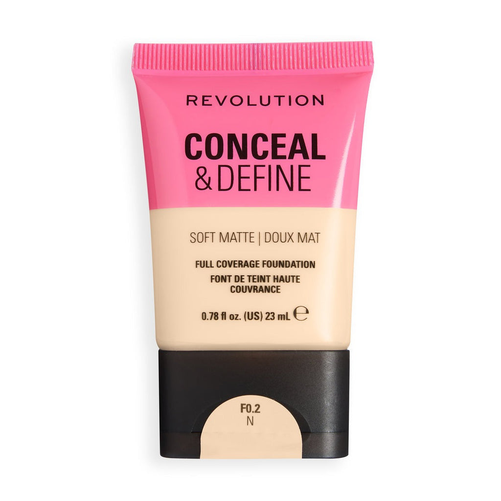 Revolution Conceal & Define Soft Matte Tube Foundation