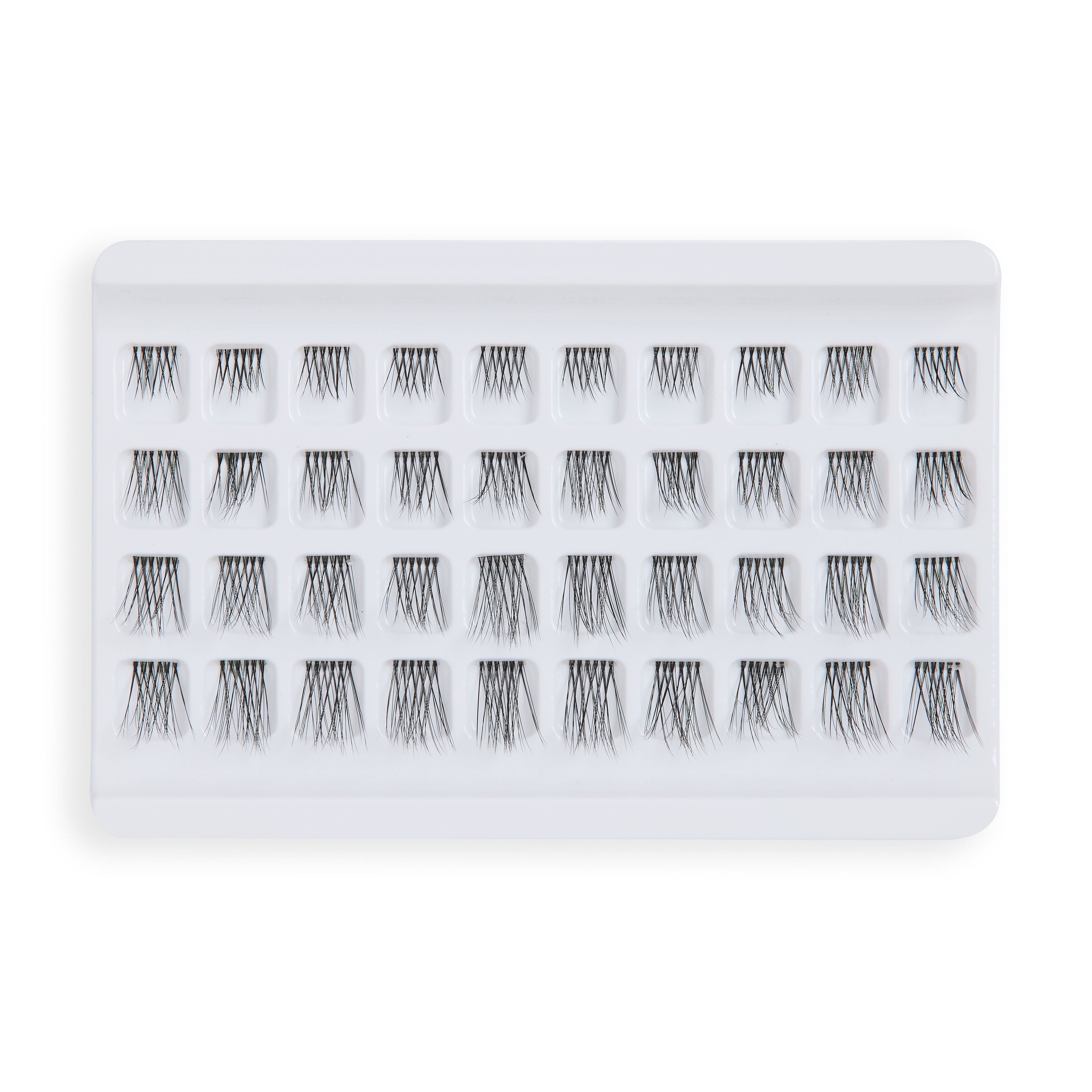 BH Los Angeles Natural Individual Lashes Cluster Queen
