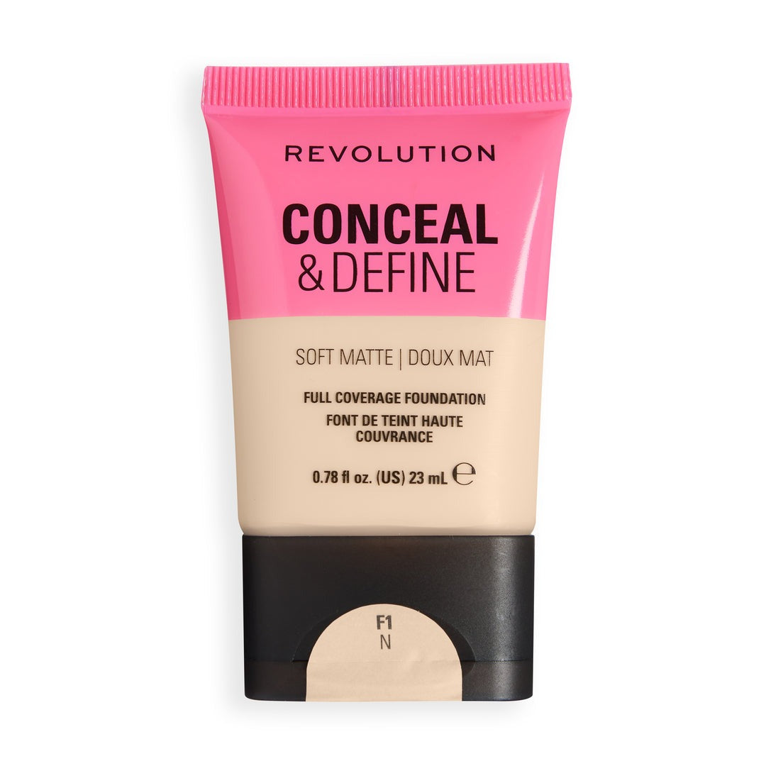 Revolution Conceal & Define Soft Matte Tube Foundation