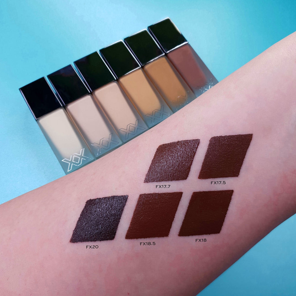 XX Revolution Liquid Skin FauXXdation Double FiXX Foundation