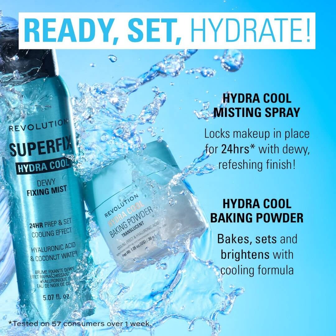 Revolution Hydra Cool Cooling Loose Baking Powder Translucent