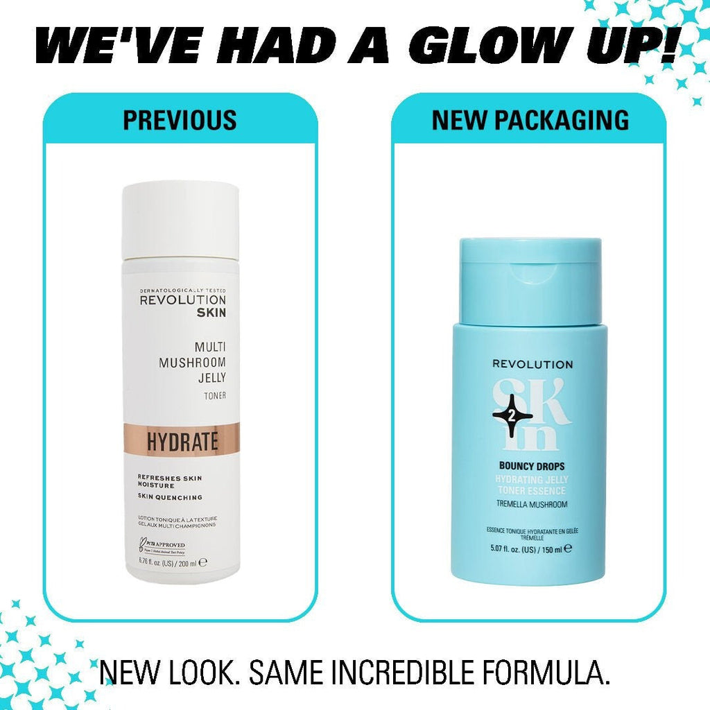 Revolution Skin Bouncy Drops Tremella Mushroom Hydrating Jelly Toner