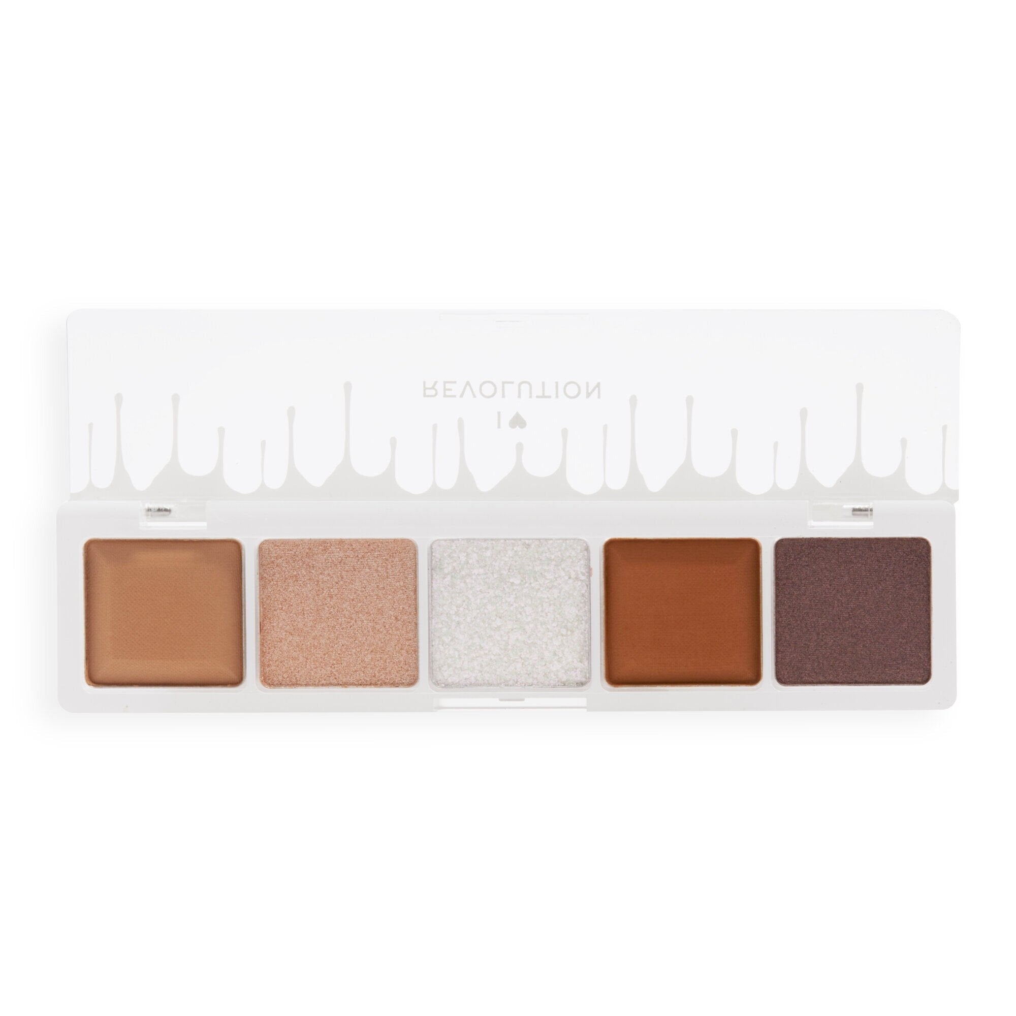 I Heart Revolution Mini Chocolate Eyeshadow Palette White Vanilla Cream
