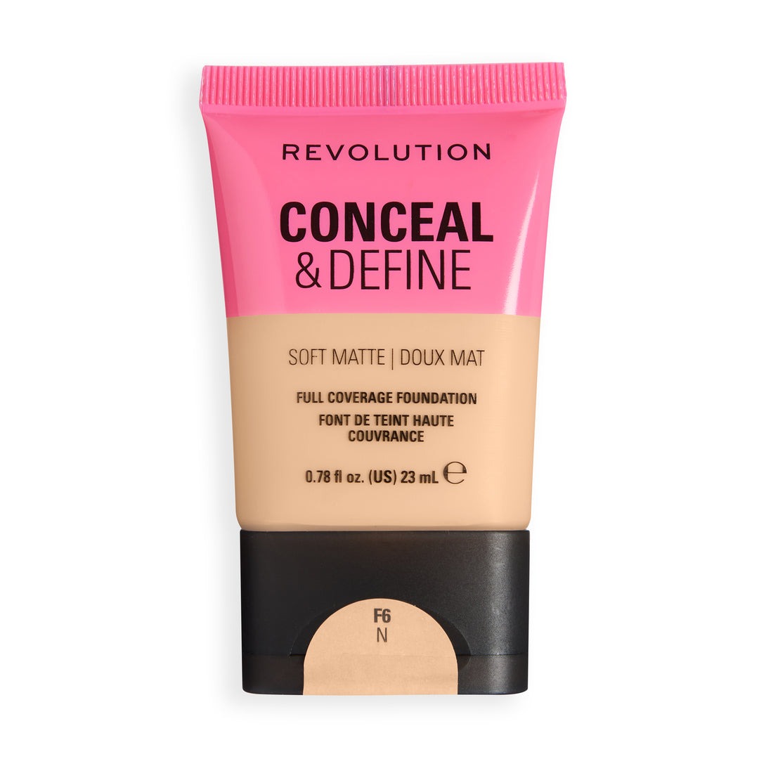 Revolution Conceal & Define Soft Matte Tube Foundation
