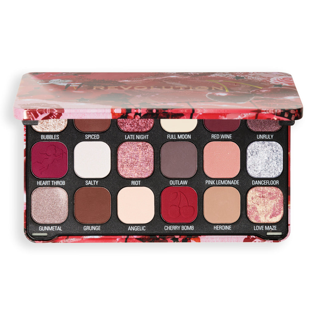 Revolution Forever Flawless Eyeshadow Palette Cherry Rebel Red