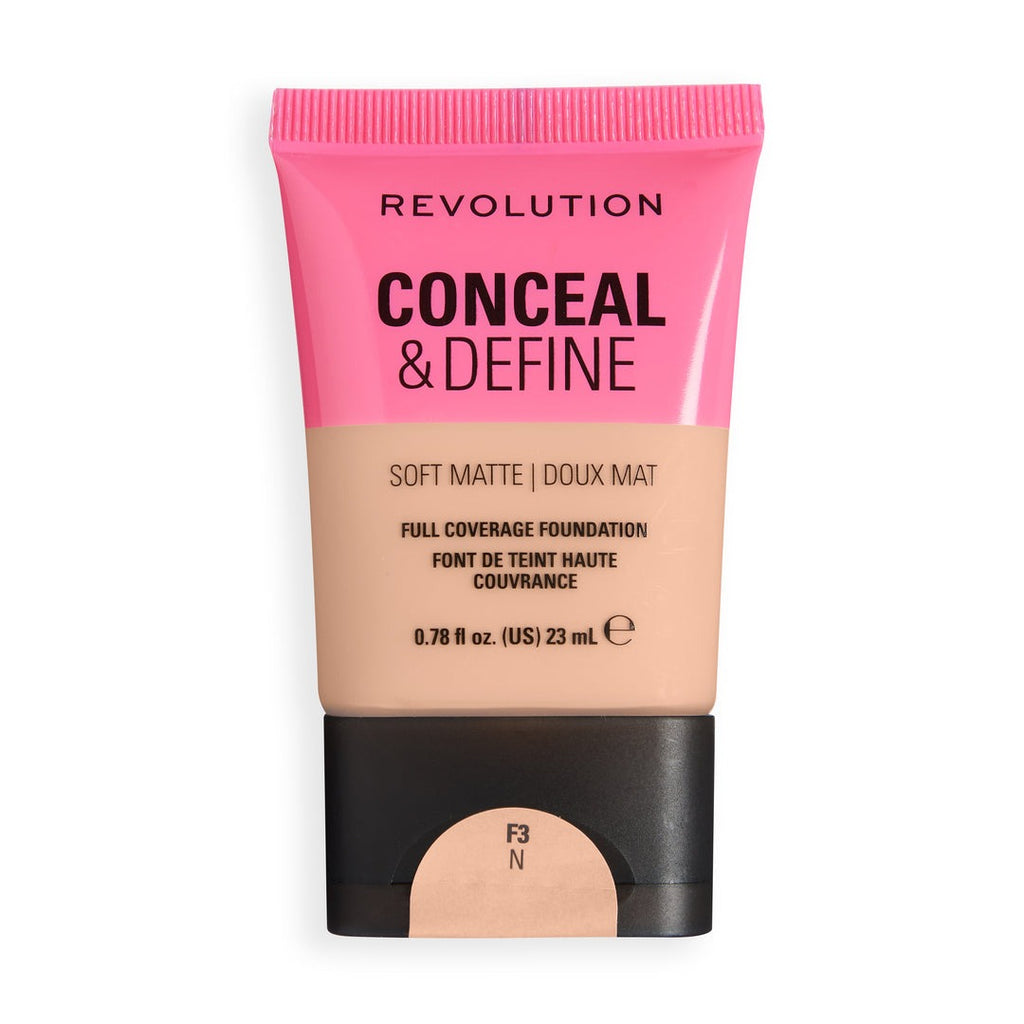 Revolution Conceal & Define Soft Matte Tube Foundation
