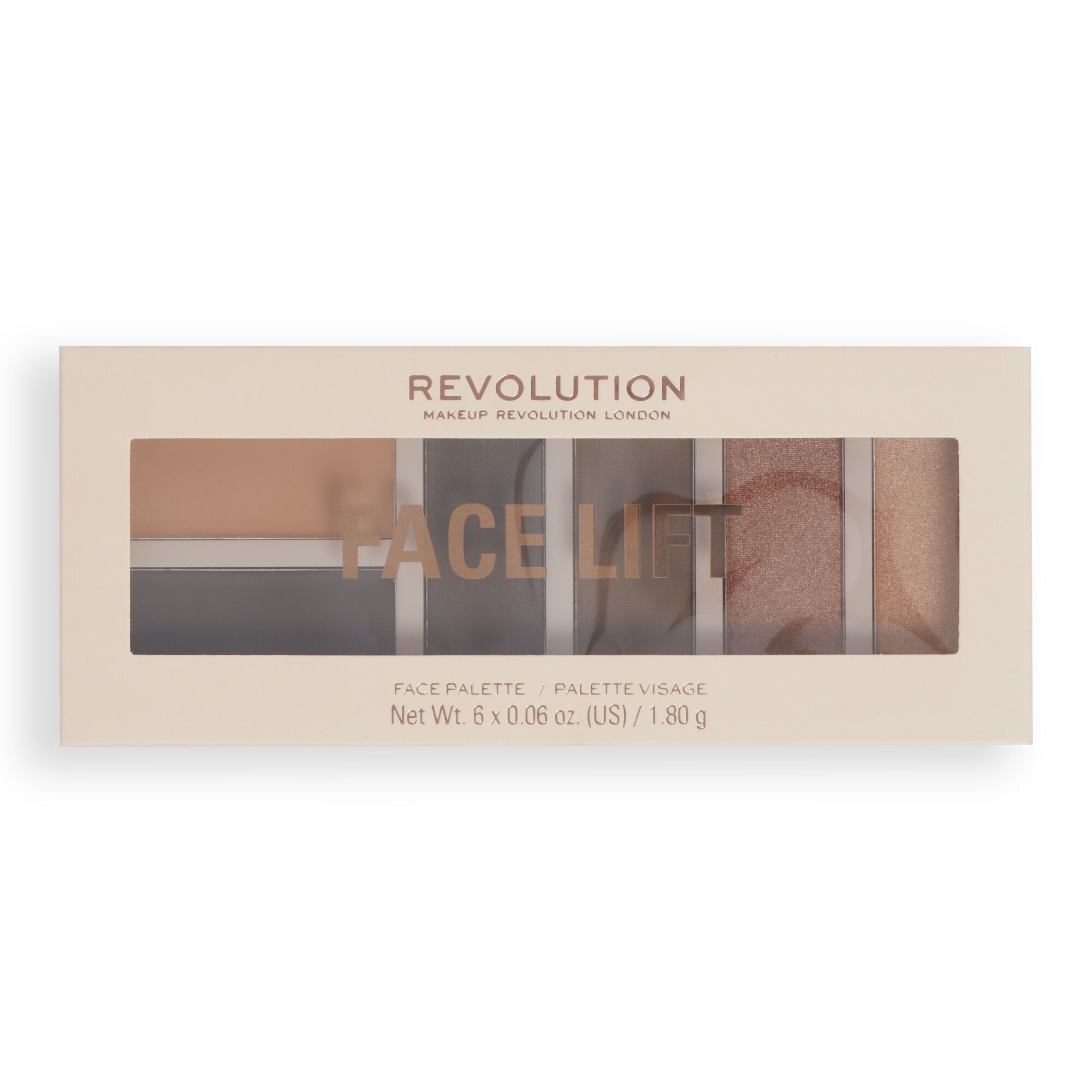 Revolution Face Lift Palette Tan to Deep