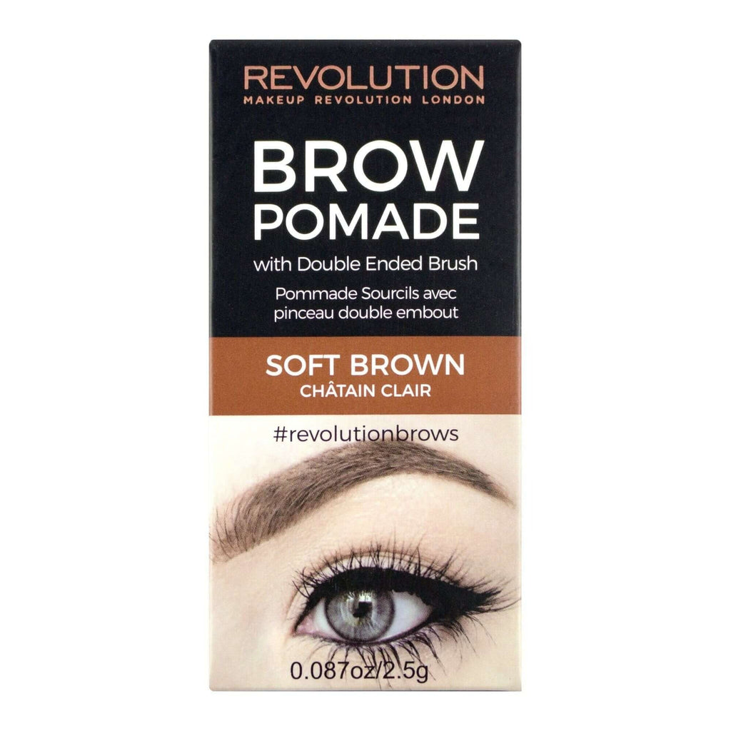 Revolution Brow Pomade Soft Brown