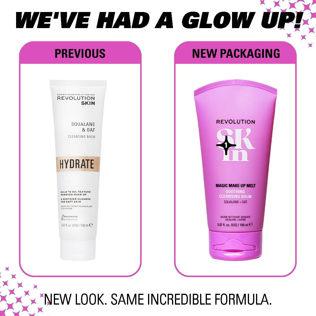 Revolution Skin Magic Make Up Melt Squalane & Oat Soothing Cleansing Balm