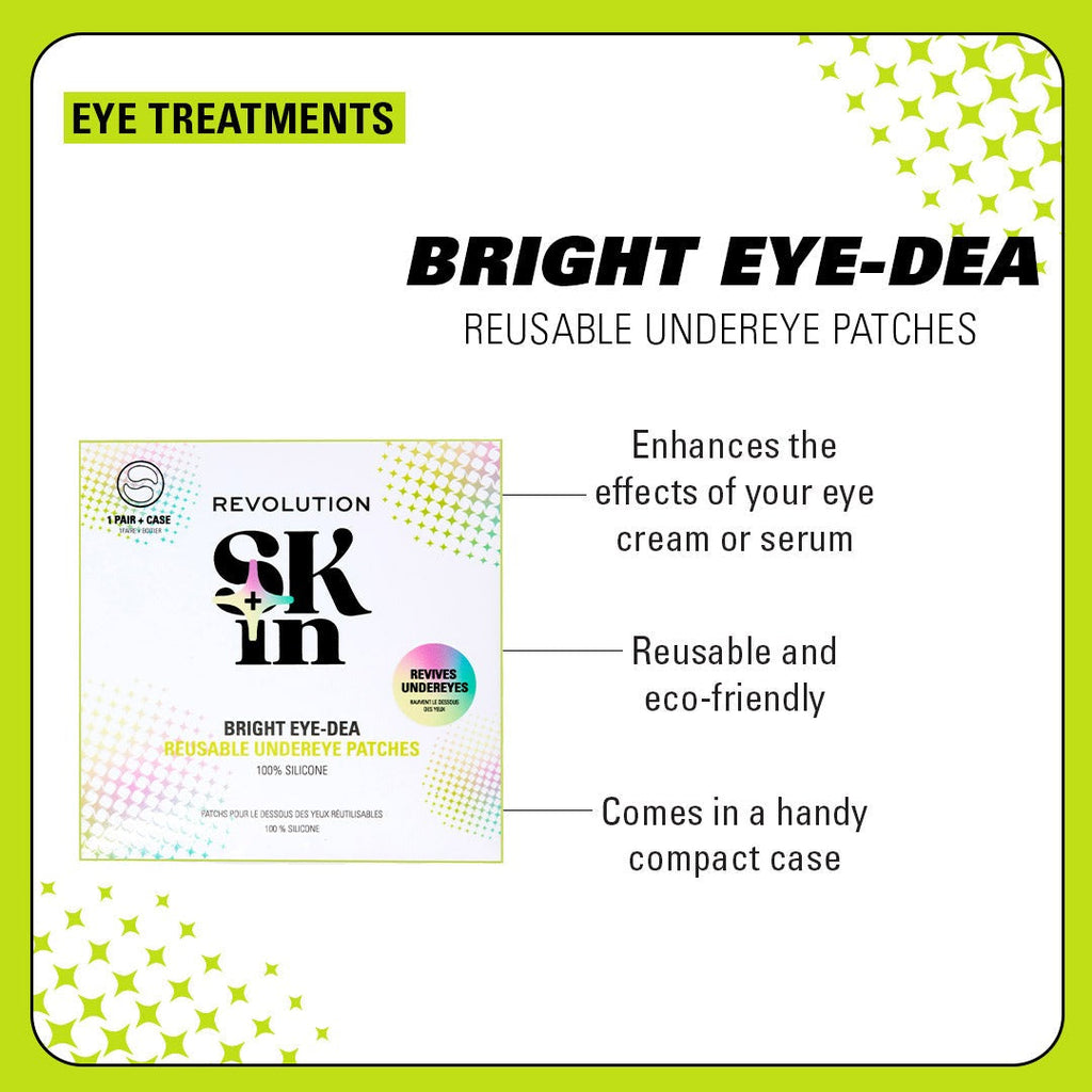 Revolution Skin Bright Eye-dea Reusable Silicone Eye Patches