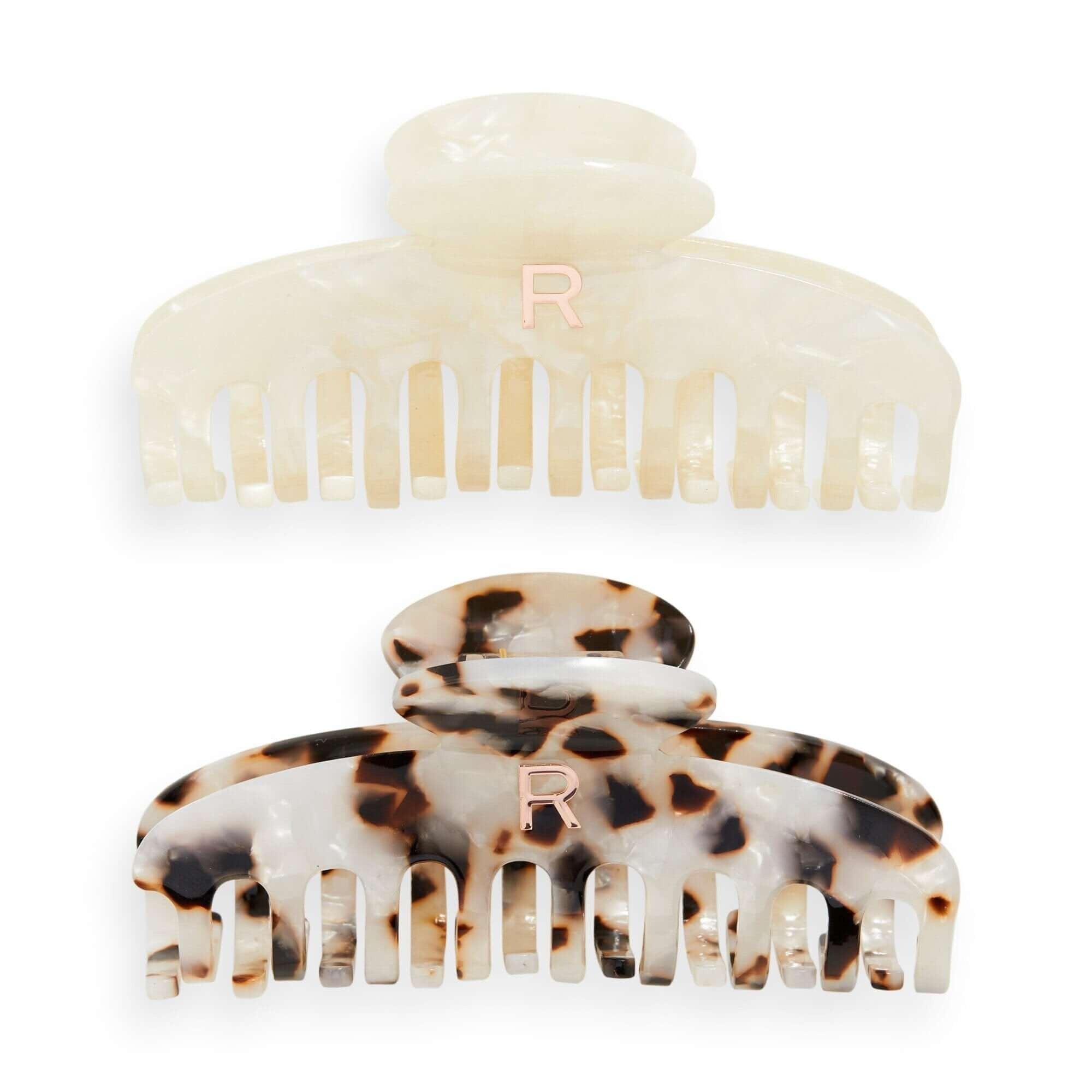 Revolution Haircare Acetate Claw Clip Tortoiseshell/Ivory