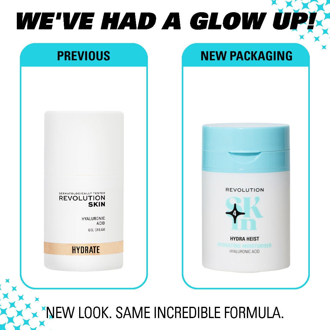 Revolution Skin Hydra Heist Hyaluronic Acid Hydrating Moisturiser