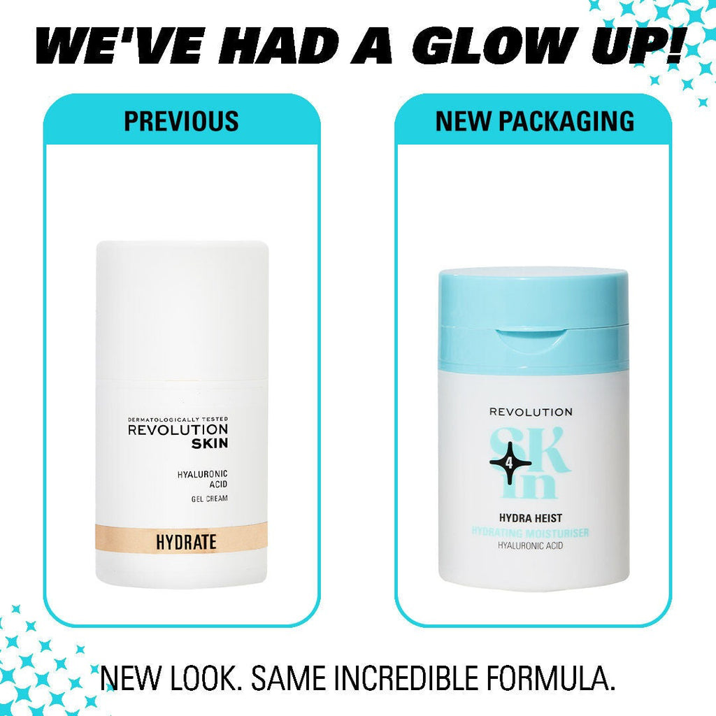 Revolution Skin Hydra Heist Hyaluronic Acid Hydrating Moisturiser