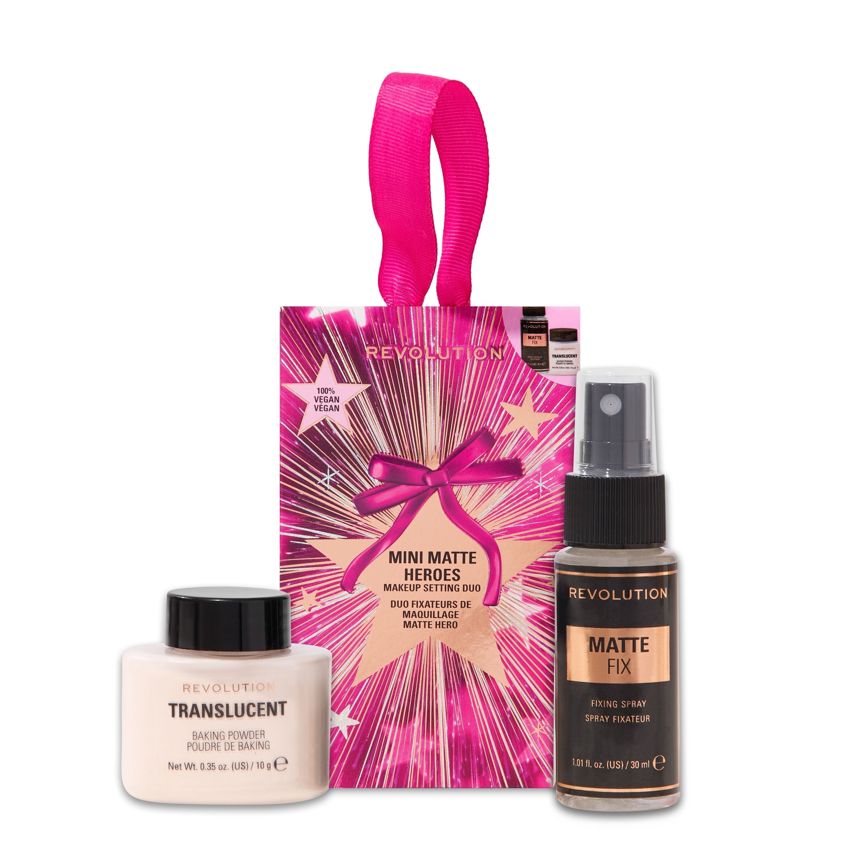 Revolution Mini Glow Heroes Makeup Setting Duo
