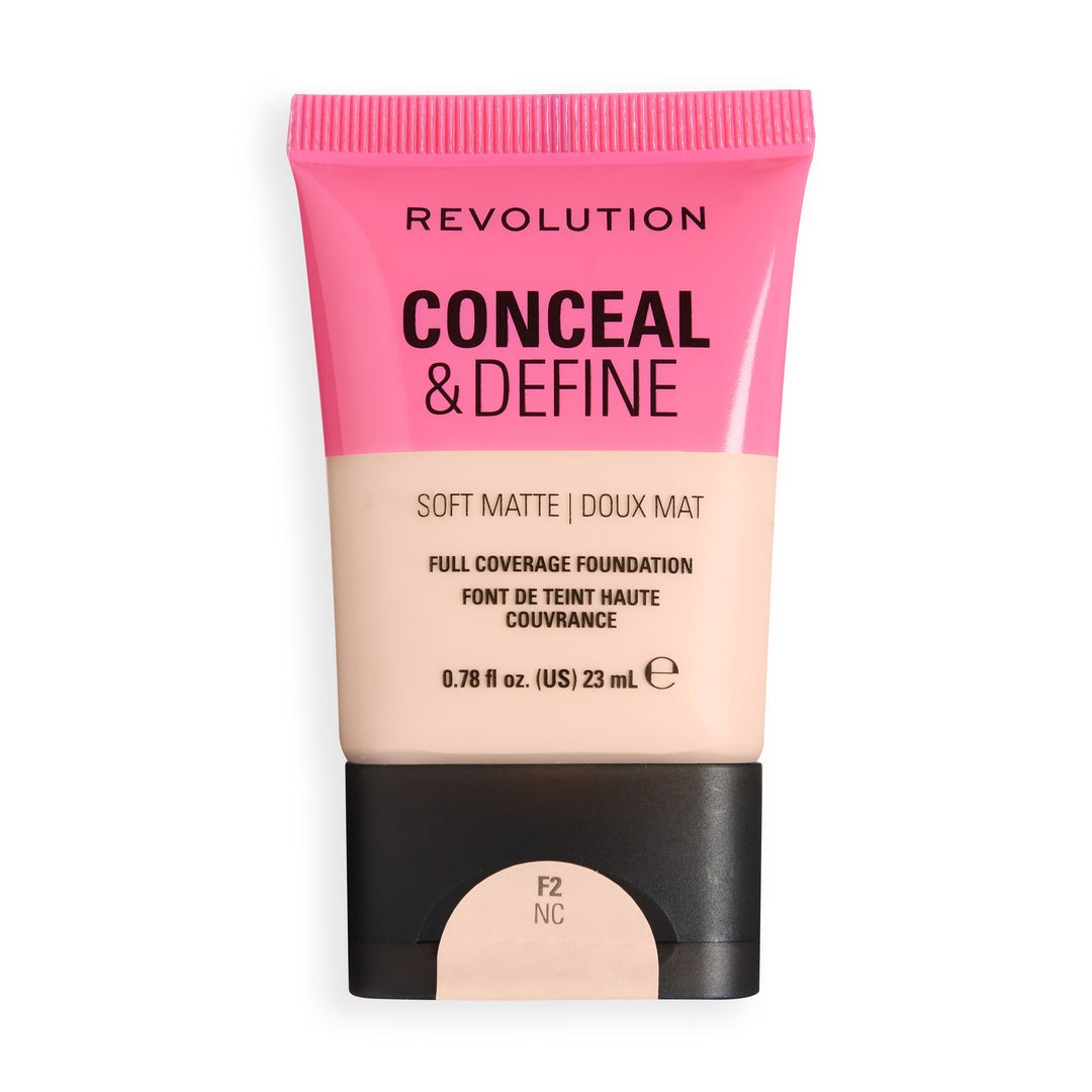Revolution Conceal & Define Soft Matte Tube Foundation