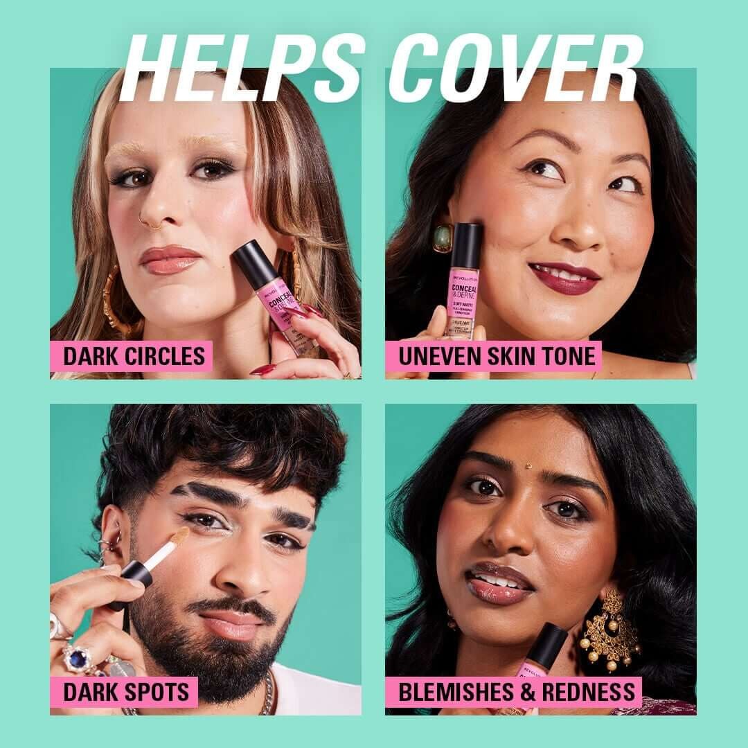 Revolution Conceal and Define Full Coverage Concealer
