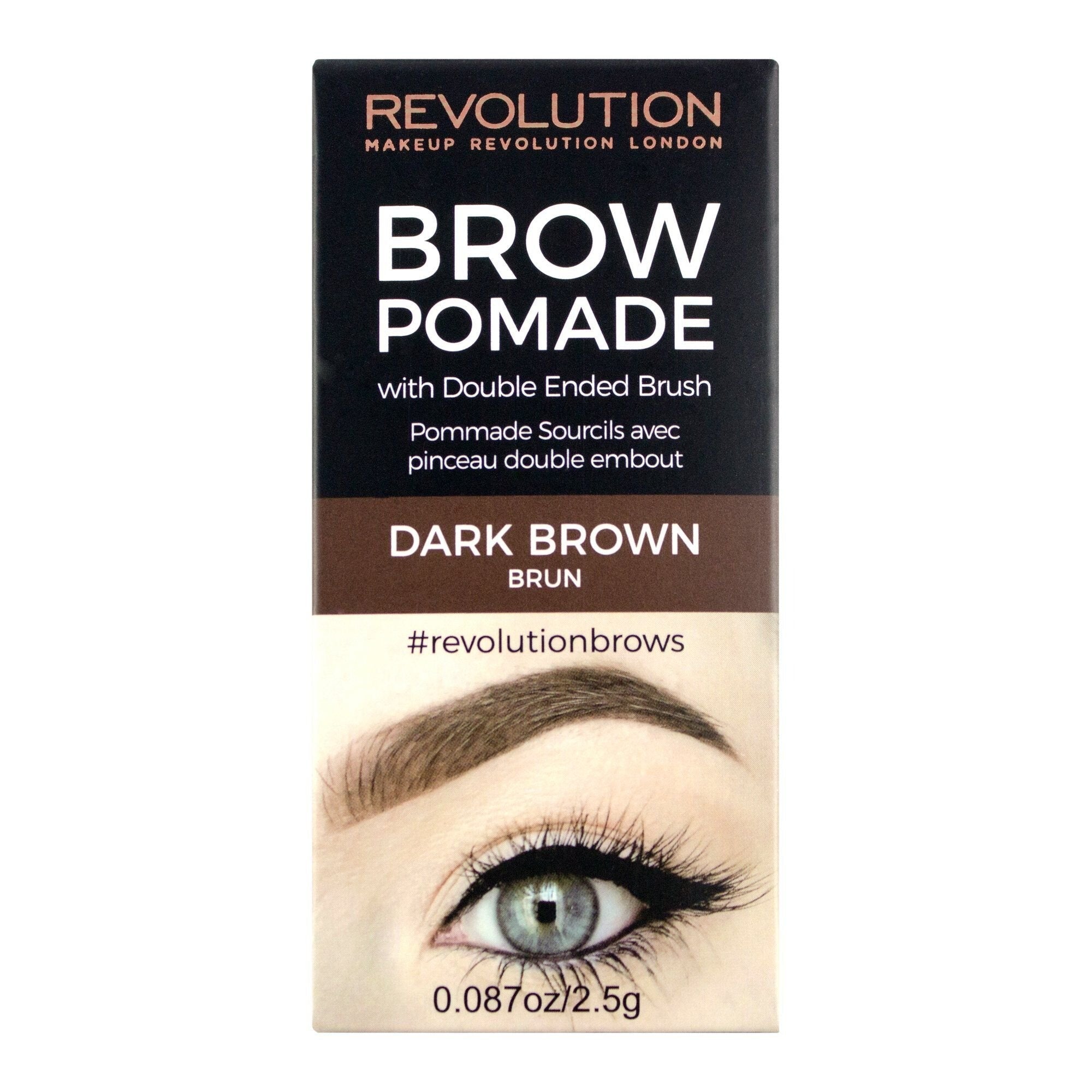 Revolution Brow Pomade Dark Brown