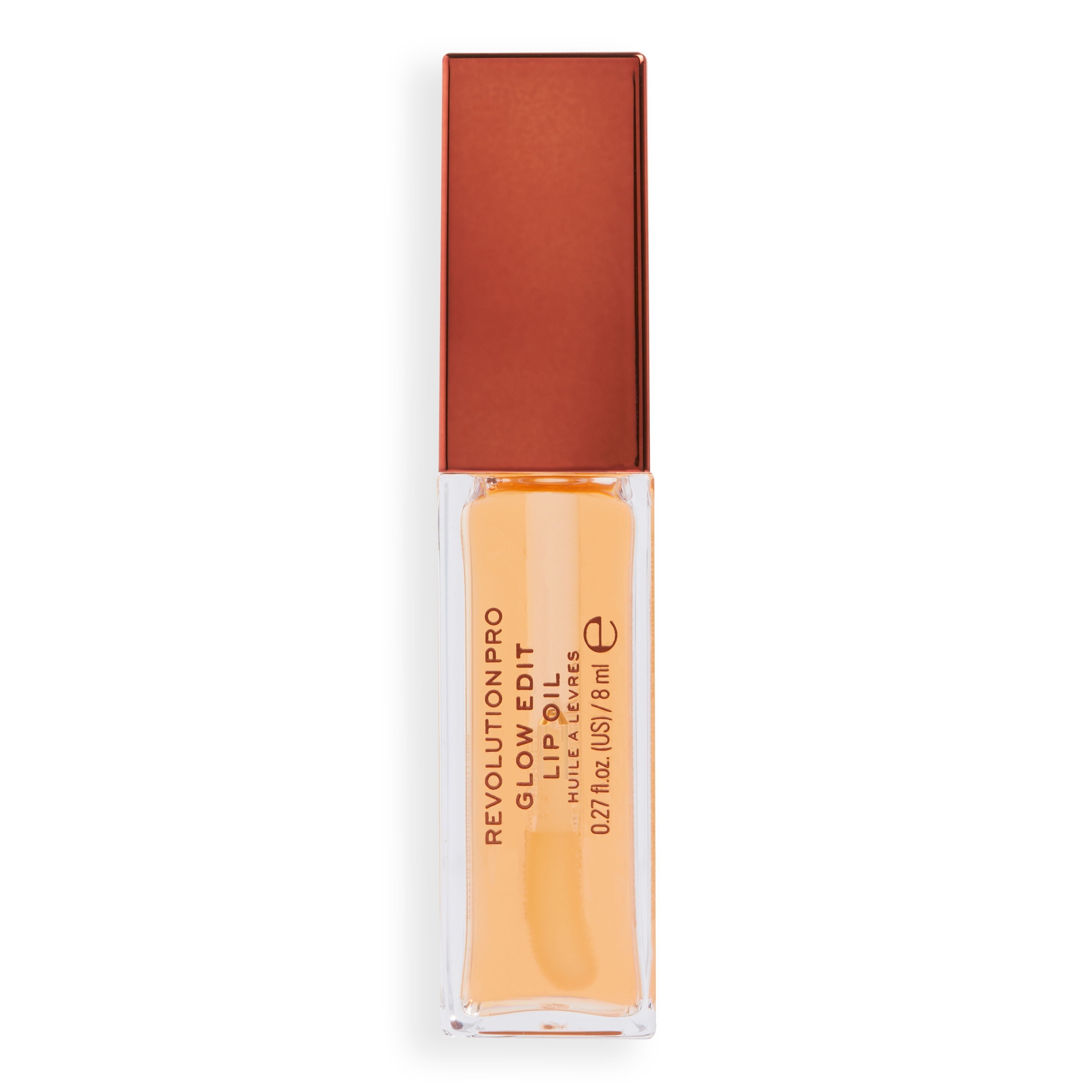Revolution Pro Glow Edit Lip Oil Soleil Orange