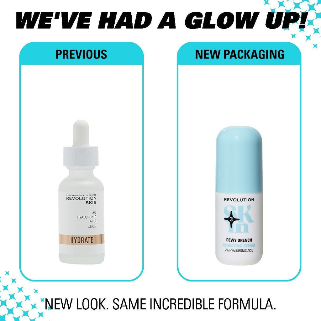 Revolution Skin Dewy Drench 2% Hyaluronic Acid Hydrating Serum