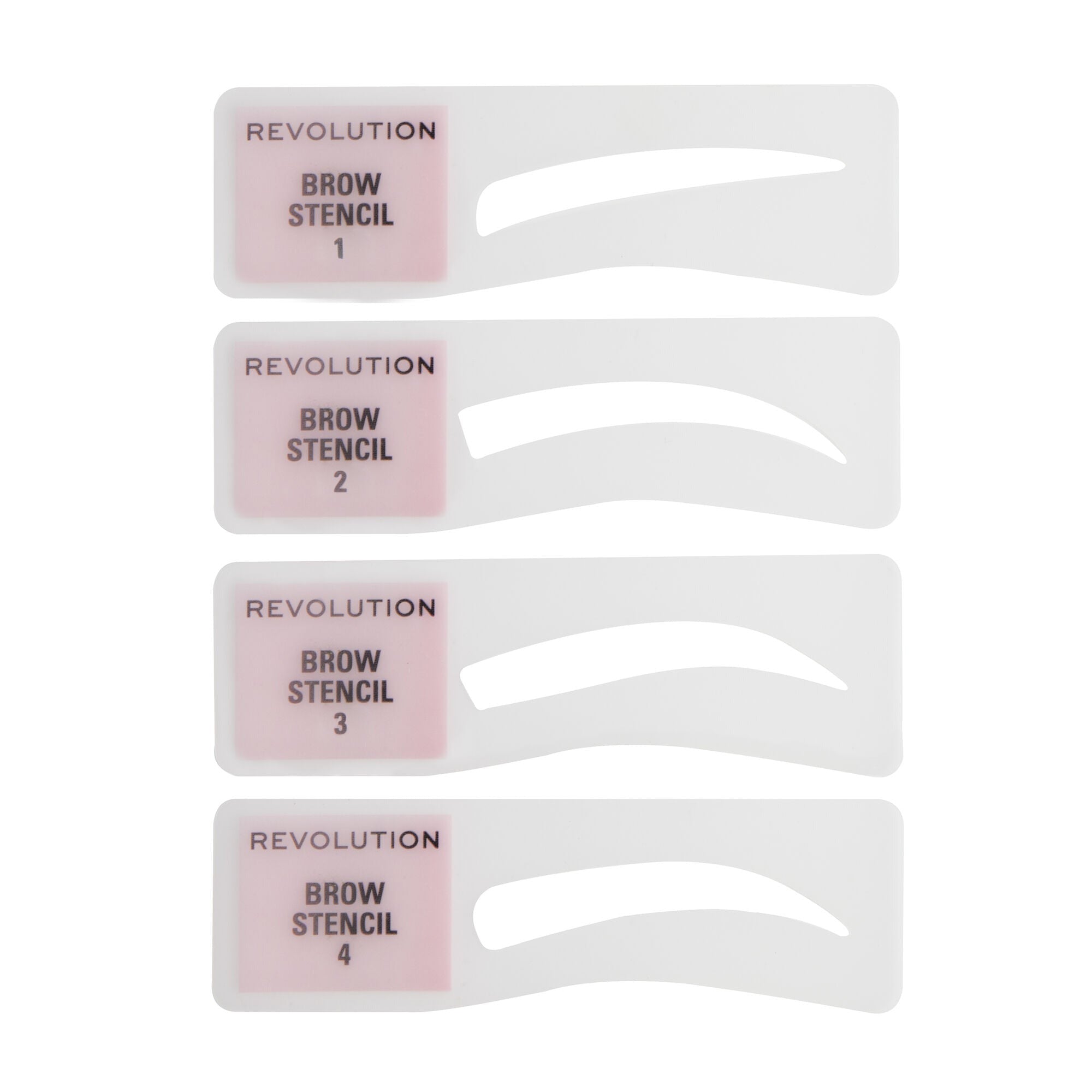 Revolution Brow Powder Stamp & Stencil Kit Ash Brown