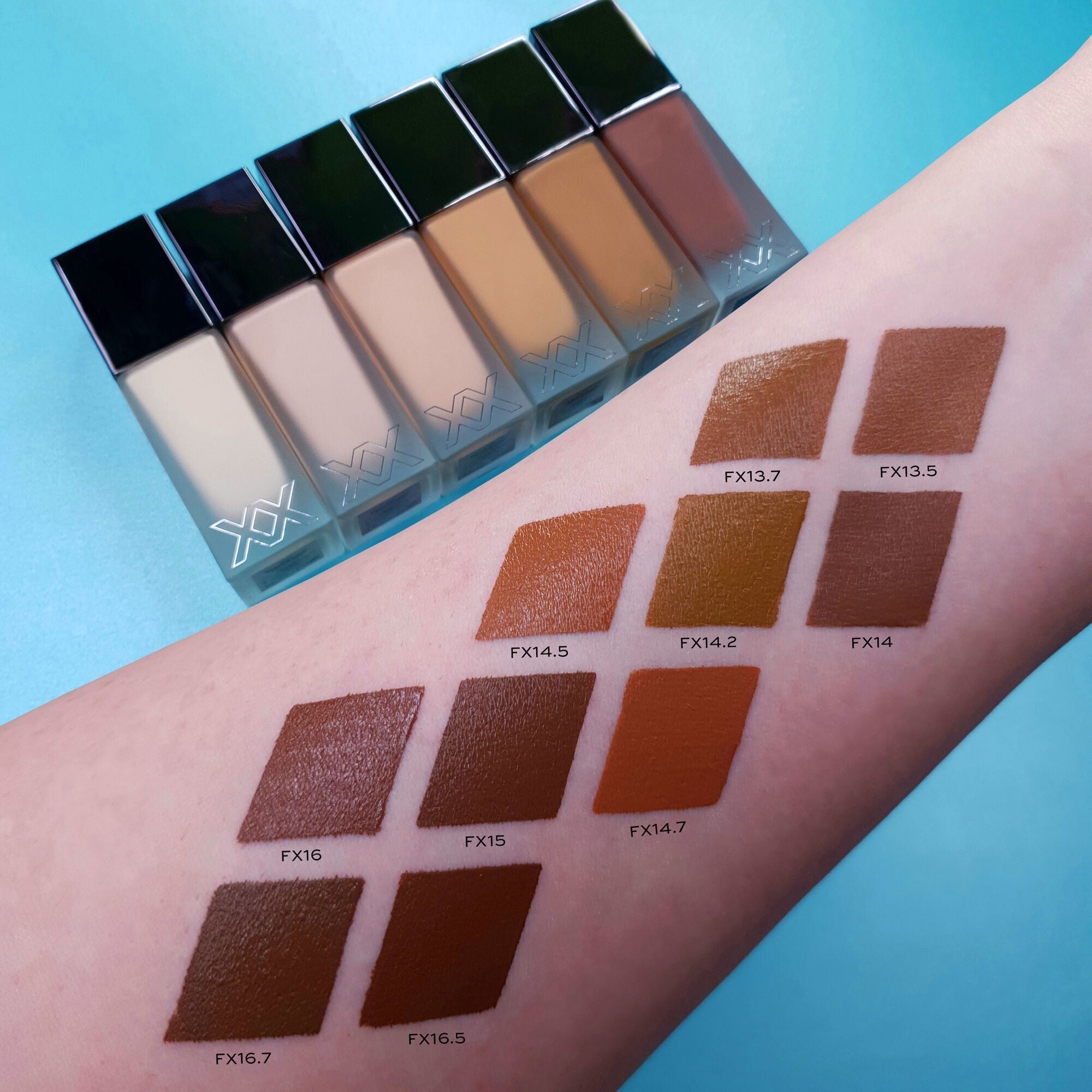 XX Revolution Liquid Skin FauXXdation Double FiXX Foundation