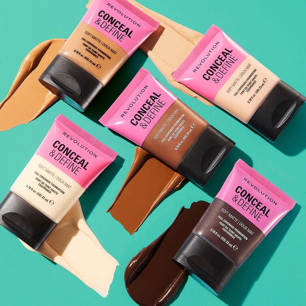 Revolution Conceal & Define Soft Matte Tube Foundation