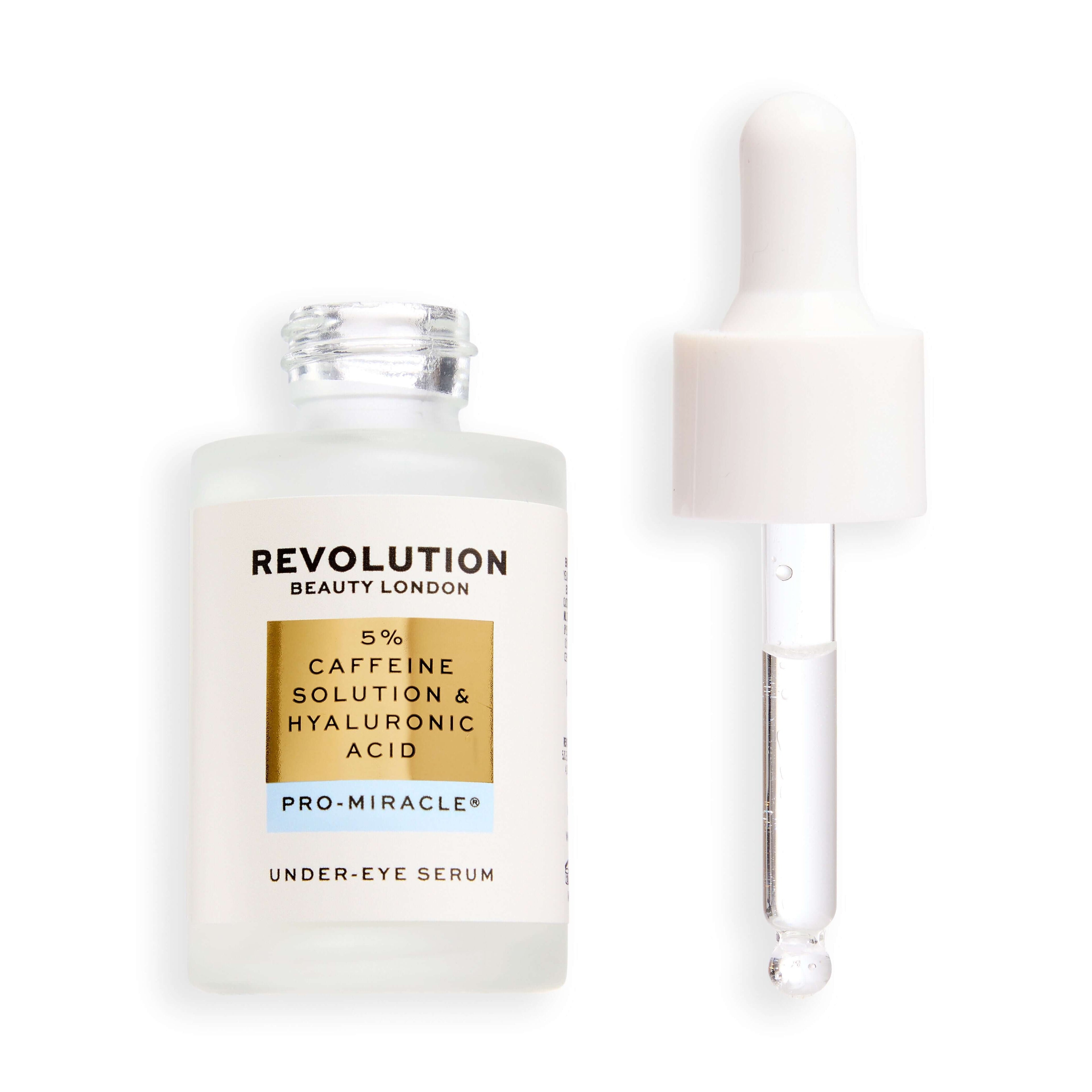 Revolution Pro Miracle 5% Caffeine Solution & Hyaluronic Acid Under Eye Serum