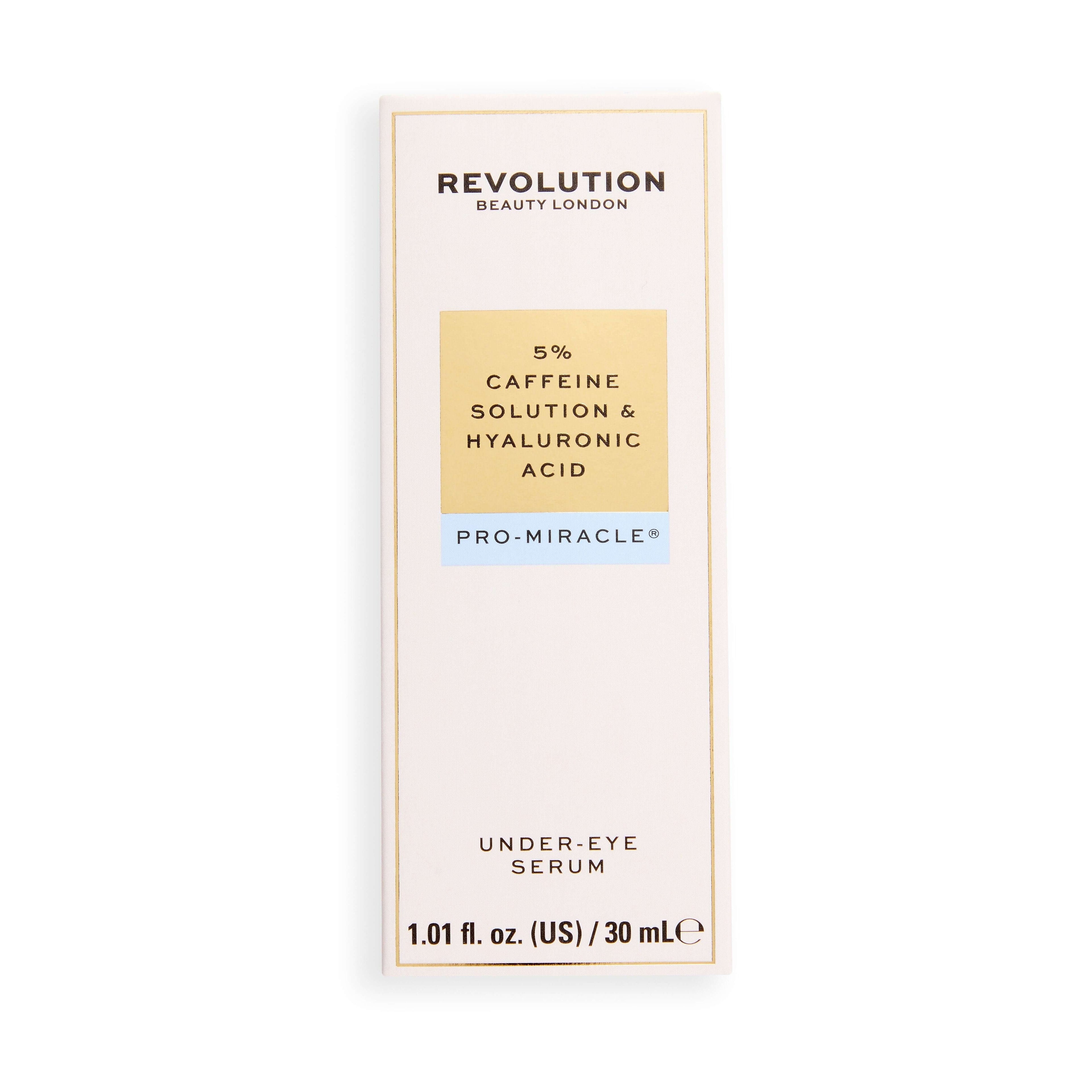 Revolution Pro Miracle 5% Caffeine Solution & Hyaluronic Acid Under Eye Serum
