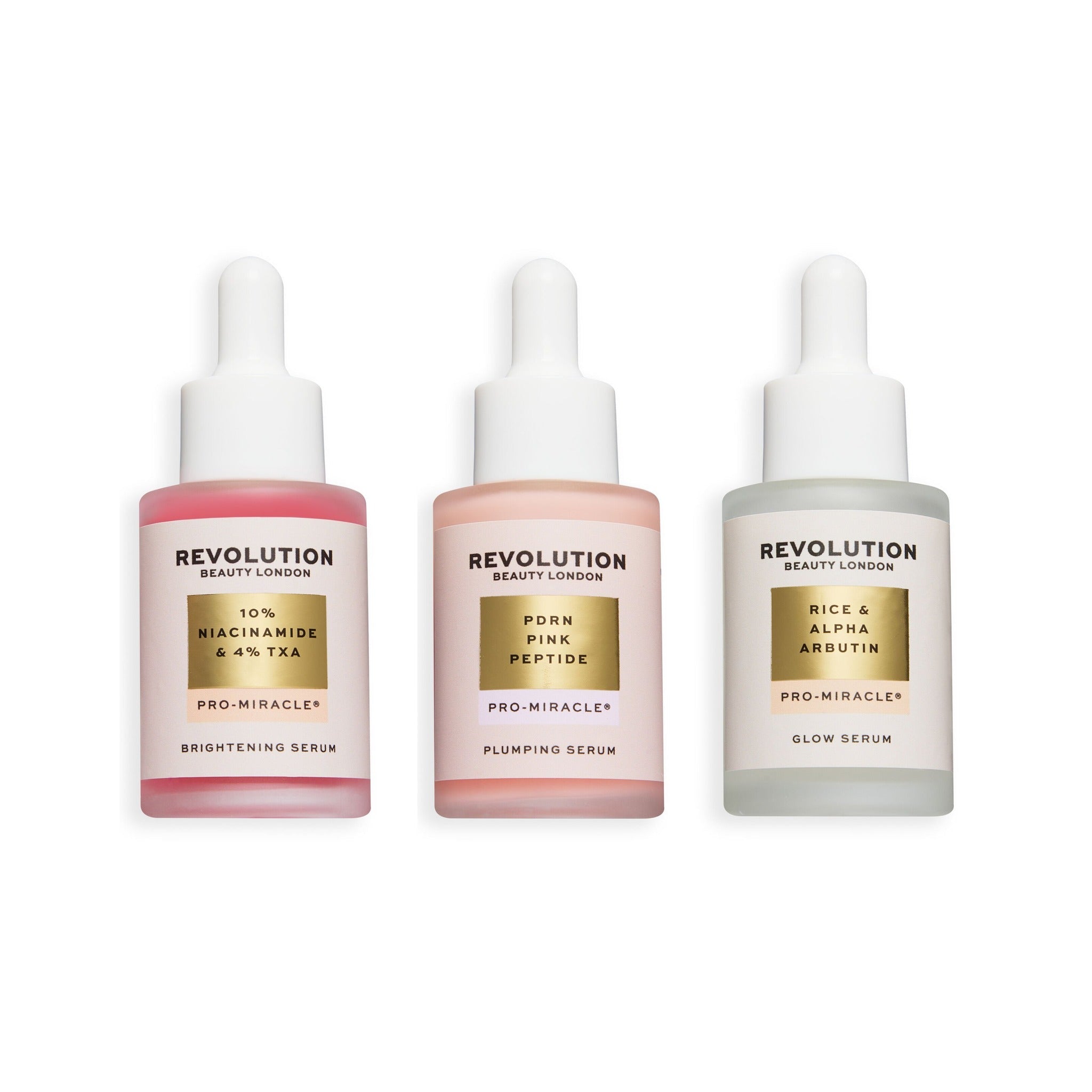 Revolution Pro Miracle K Beauty Inspired Serum Trio