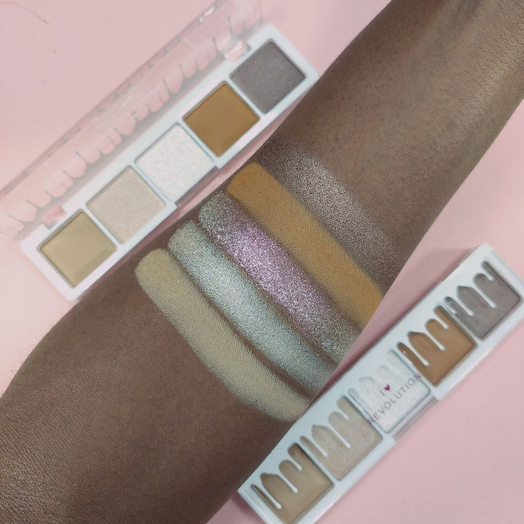 I Heart Revolution Mini Chocolate Eyeshadow Palette White Vanilla Cream