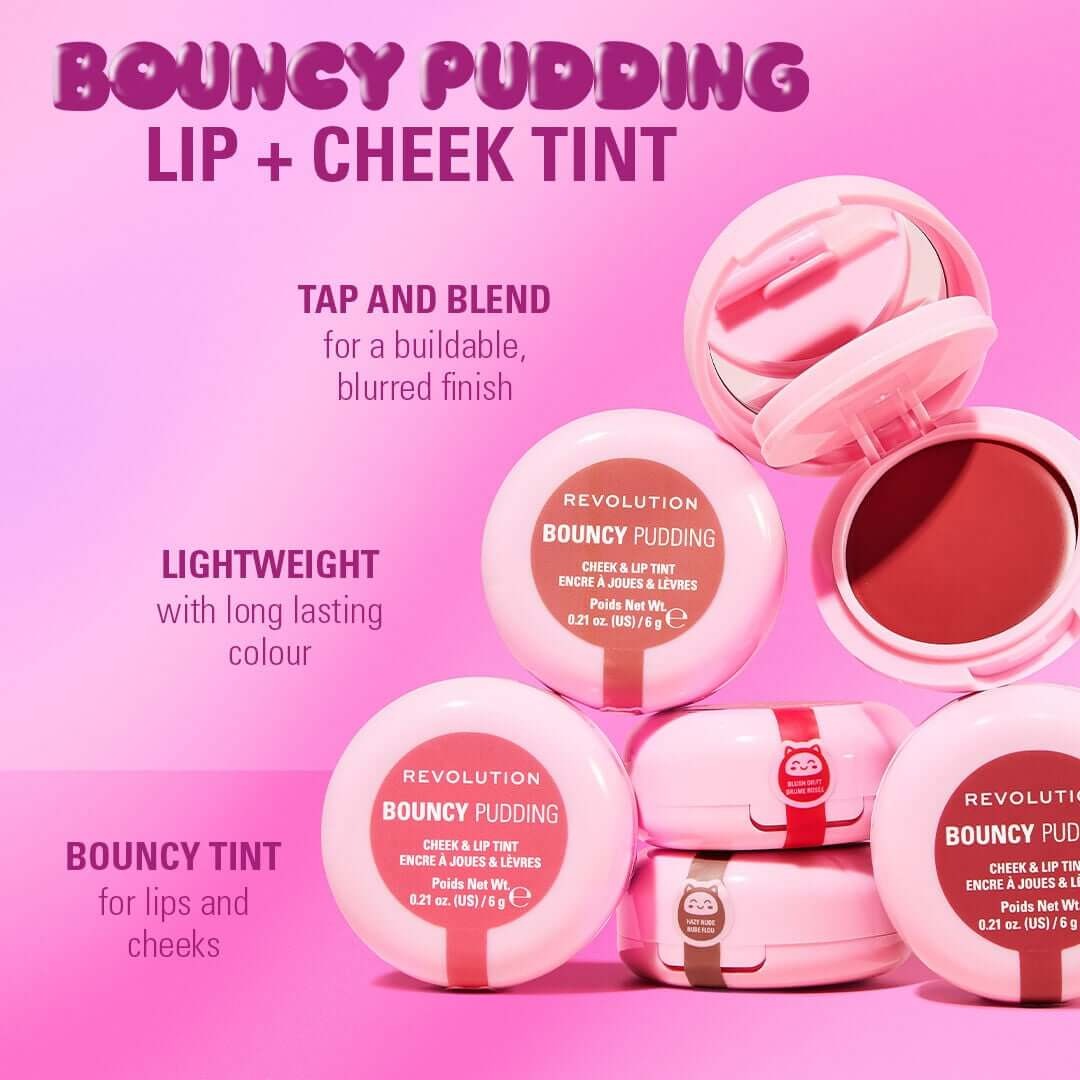 Revolution Bouncy Pudding Lip & Cheek Tint
